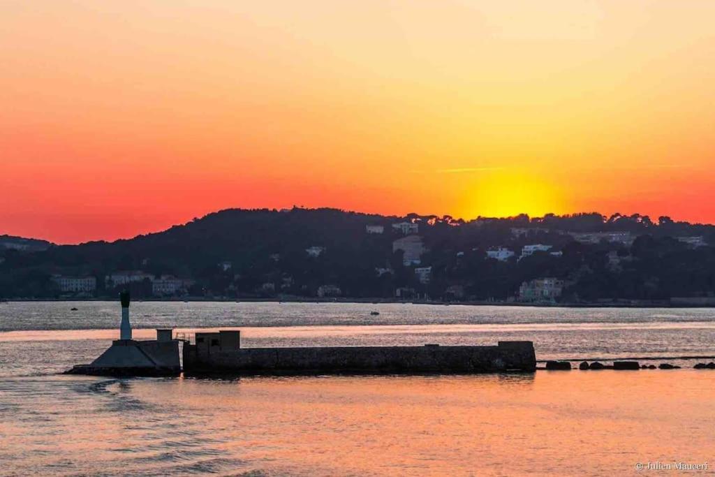 La Digue, 2 Chambres, Vue Mer Et Piscine La Seyne-sur-Mer Bagian luar foto