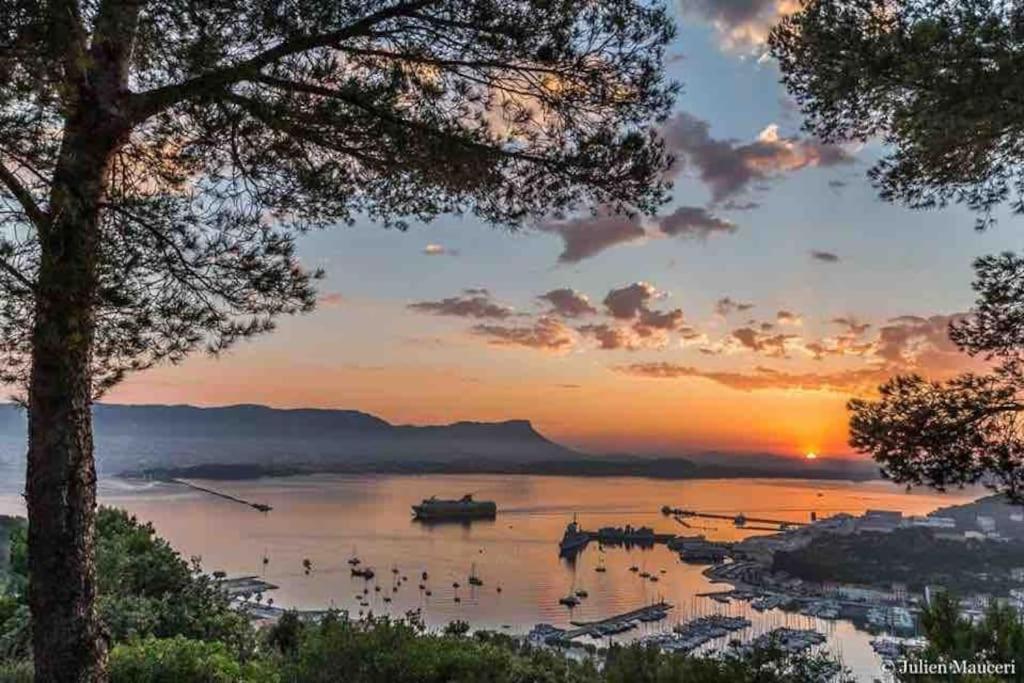 La Digue, 2 Chambres, Vue Mer Et Piscine La Seyne-sur-Mer Bagian luar foto